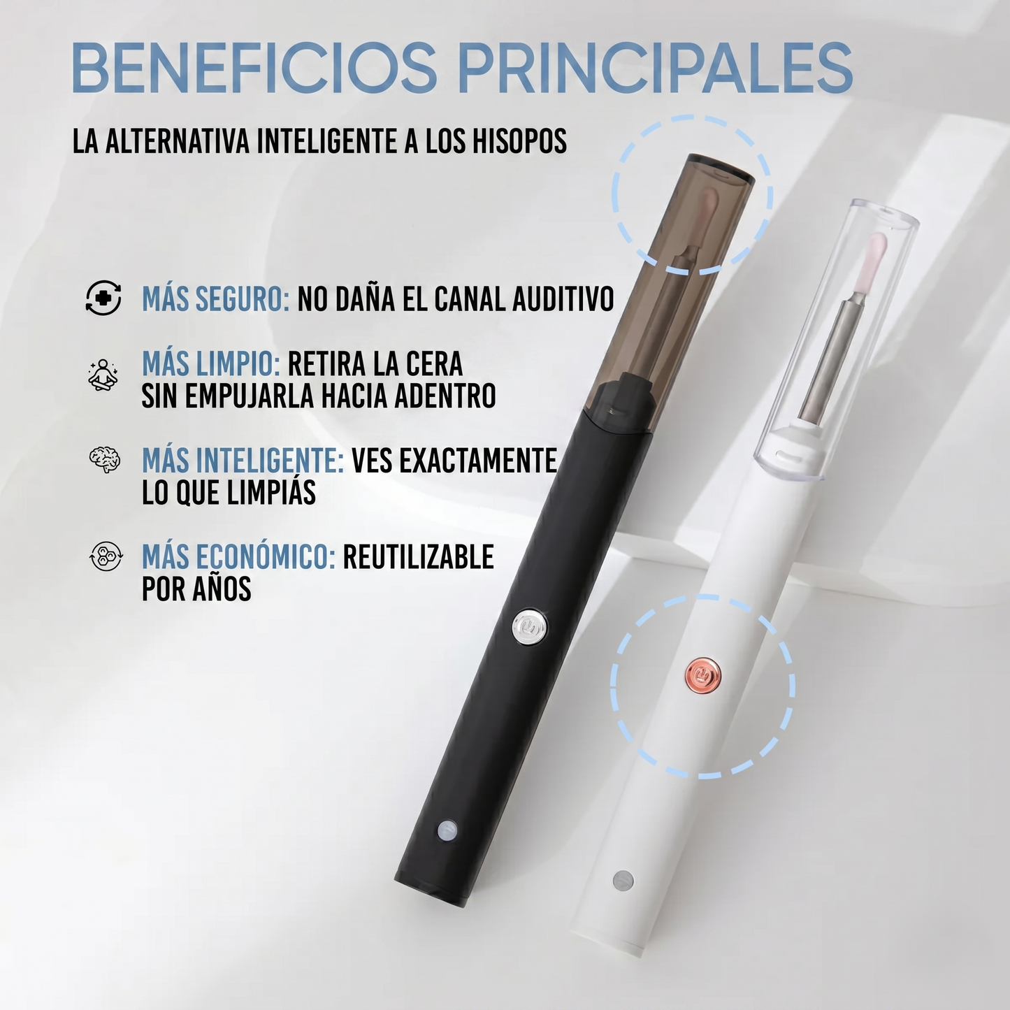 OídoVis — Limpiador de Oídos con Cámara HD